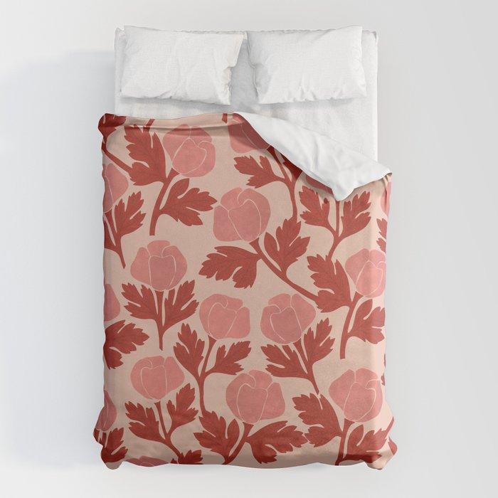 Vase and roses Duvet Cover Gallery Image 6