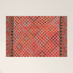 Afshar Kerman South Persian Cover Print Welcome Mat Gallery Image 1