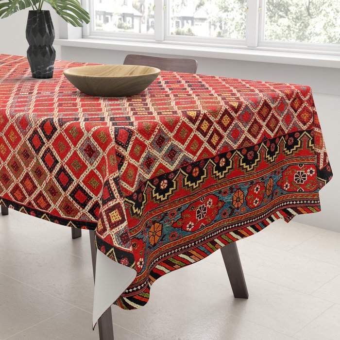 Afshar Kerman South Persian Cover Print Tablecloth Gallery Image 3