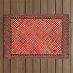 Afshar Kerman South Persian Cover Print Outdoor Rug Gallery Image 1