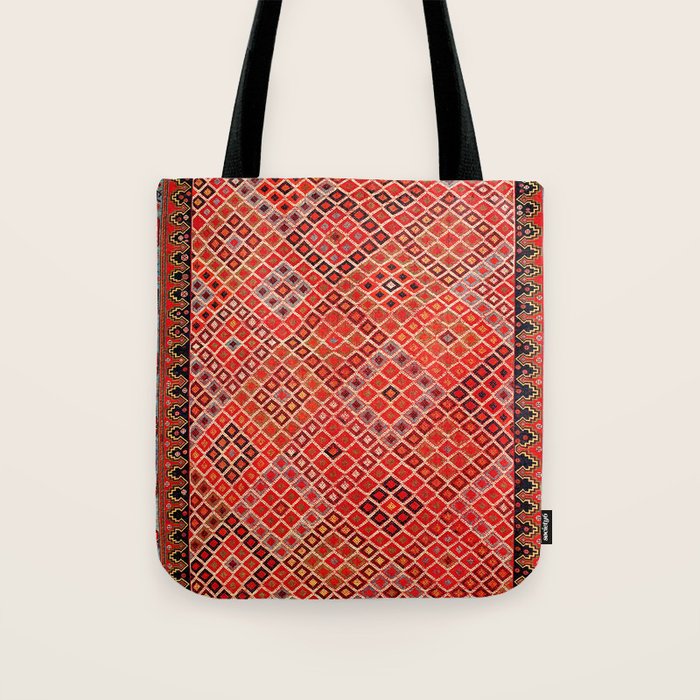 Afshar Kerman South Persian Cover Print Tote Bag Gallery Image 1