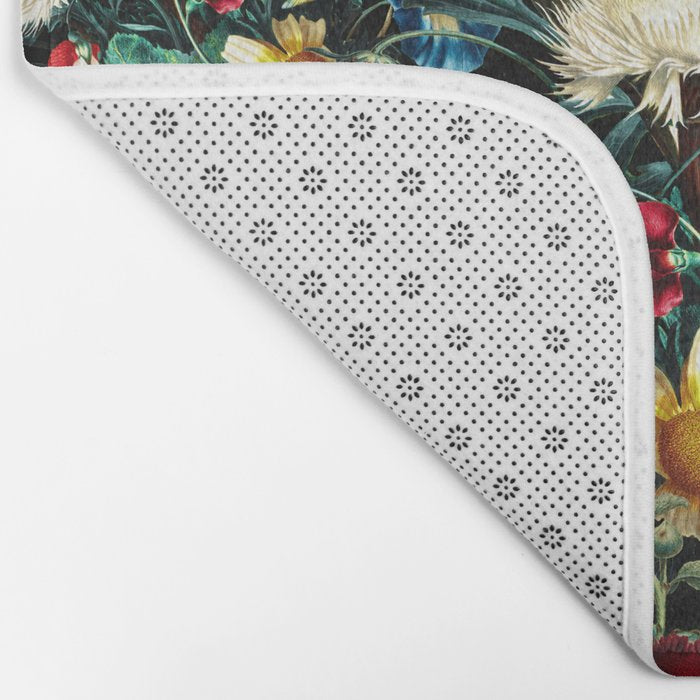 Night Vintage Garden Bath Mat Gallery Image 2
