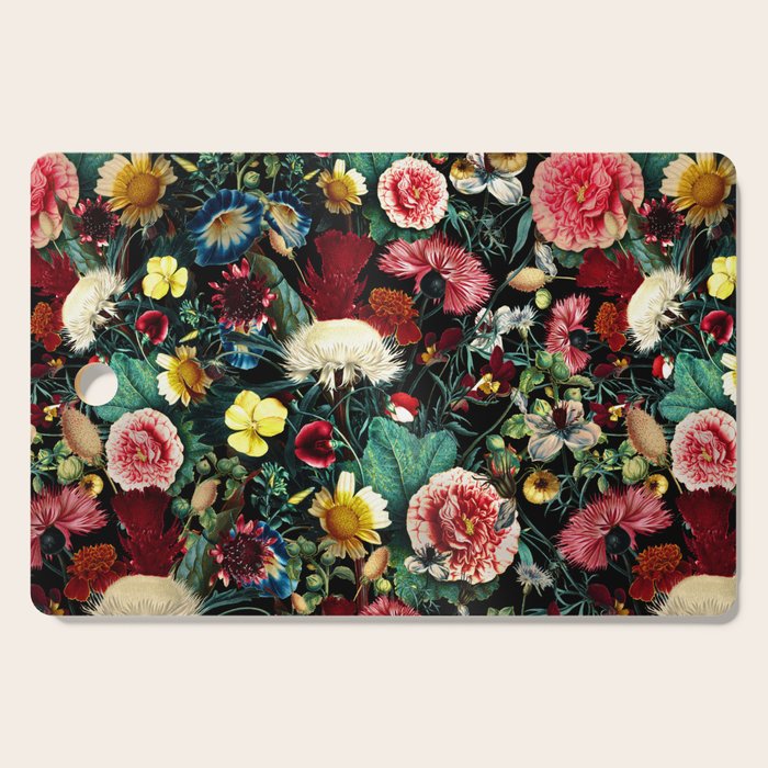 Night Vintage Garden Cutting Board Gallery Image 1