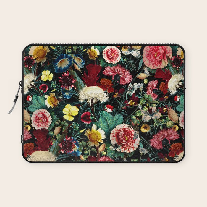 Night Vintage Garden Laptop Sleeve Gallery Image 1