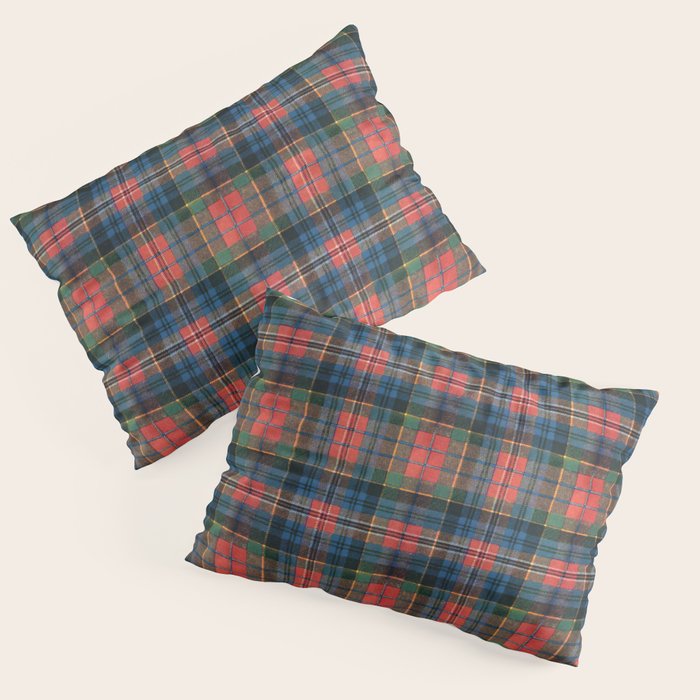 Bold Macpherson Tartan Pattern Pillow Sham Gallery Image 1