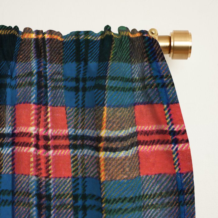 Bold Macpherson Tartan Pattern Window Curtain Gallery Image 2
