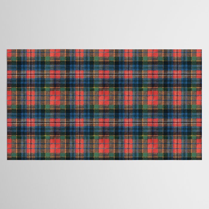 Bold Macpherson Tartan Pattern Tablecloth Gallery Image 2