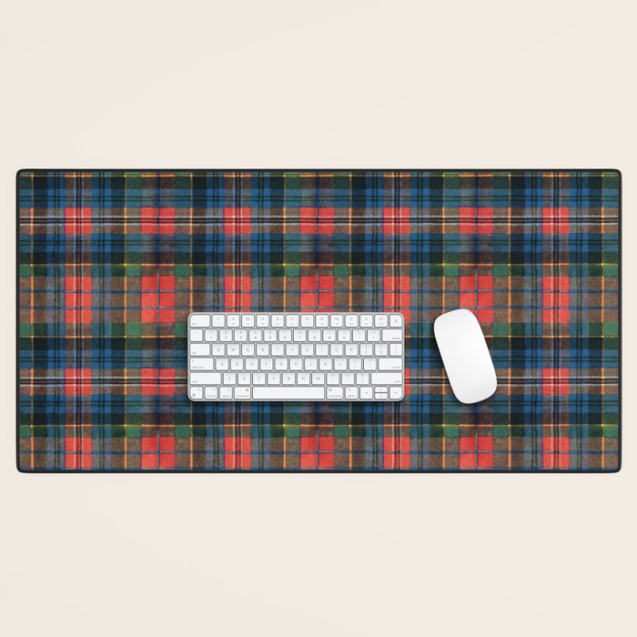 Bold Macpherson Tartan Pattern Desk Mat Gallery Image 1