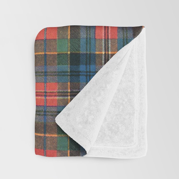 Bold Macpherson Tartan Pattern Throw Blanket Gallery Image 3
