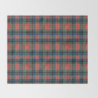 Bold Macpherson Tartan Pattern Throw Blanket Gallery Image 2