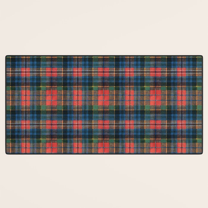 Bold Macpherson Tartan Pattern Desk Mat Gallery Image 3