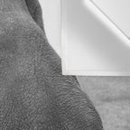 Odd Best Friends, Sweet Little Girl hugging elephant black and white photograph Wall Tapestry Gallery Image 3