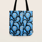 Funny smiling face pattern Tote Bag Gallery Image 1