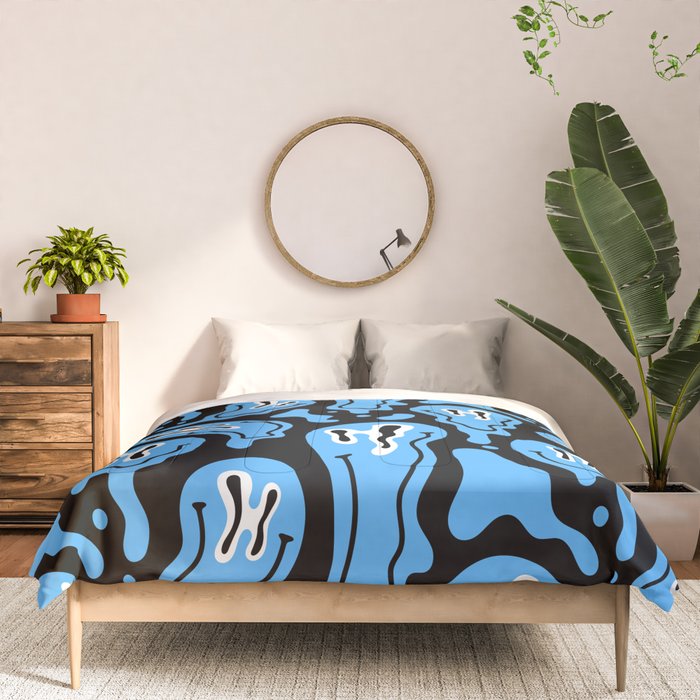 Funny smiling face pattern Comforter Gallery Image 3