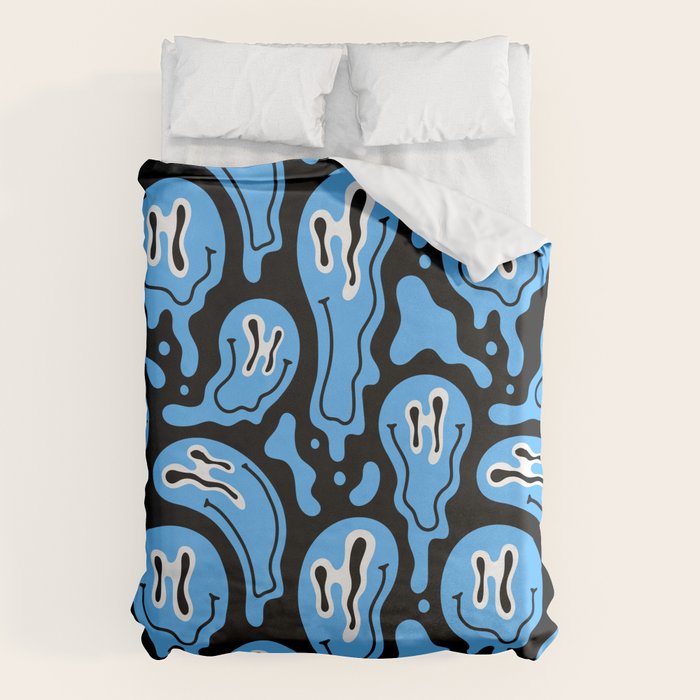 Funny smiling face pattern Duvet Cover Gallery Image 6