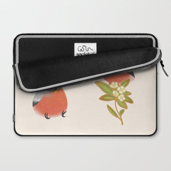 Eurasian bullfinch Laptop Sleeve Gallery Image 2