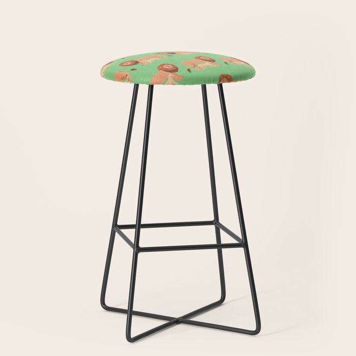 Father and Baby Lion Stool Gallery Image 1