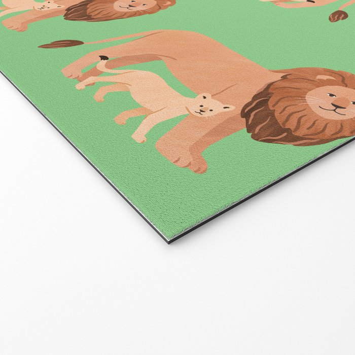 Father and Baby Lion Welcome Mat Gallery Image 2