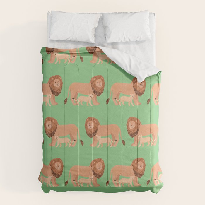 Father and Baby Lion Comforter Gallery Image 6