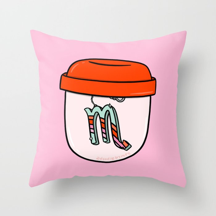 Scorpio Keychain Throw Pillow Gallery Image 6