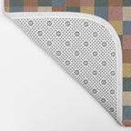 Bold Retro Checks Pattern - Small XI Bath Mat Gallery Image 2