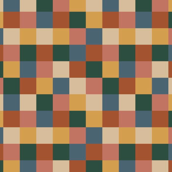Bold Retro Checks Pattern - Small XI Coffee Mug Gallery Image 2
