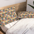 Bold Retro Checks Pattern - Small XI Pillow Sham Gallery Image 2