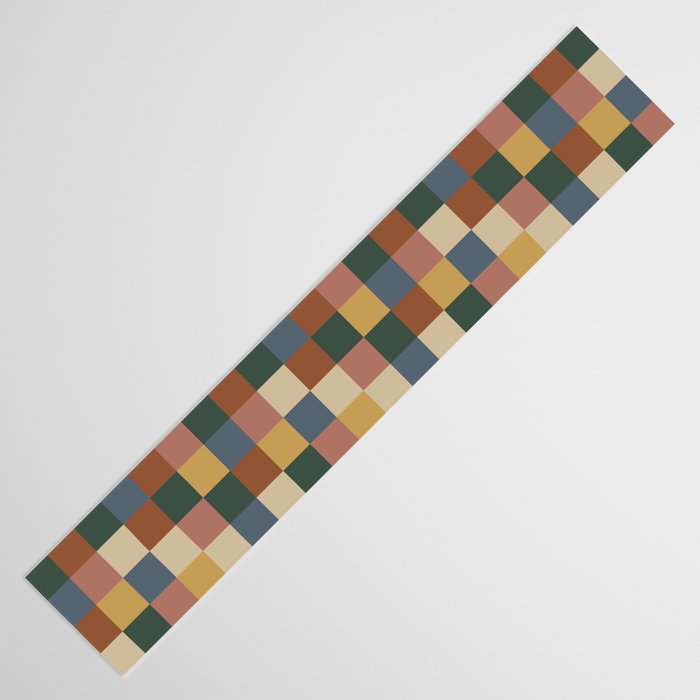 Bold Retro Checks Pattern - Small XI Table Runner Gallery Image 3
