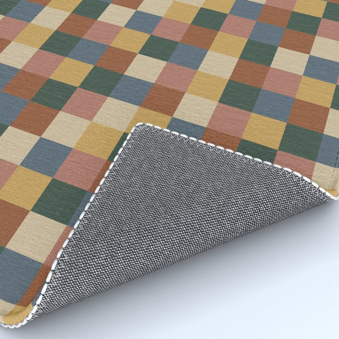 Bold Retro Checks Pattern - Small XI Rug Gallery Image 4