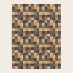 Bold Retro Checks Pattern - Small XI Poster Gallery Image 4