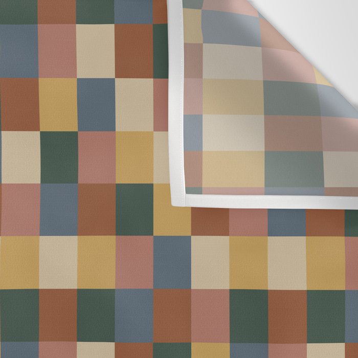 Bold Retro Checks Pattern - Small XI Wall Tapestry Gallery Image 3