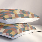 Bold Retro Checks Pattern - Small XI Pillow Sham Gallery Image 3
