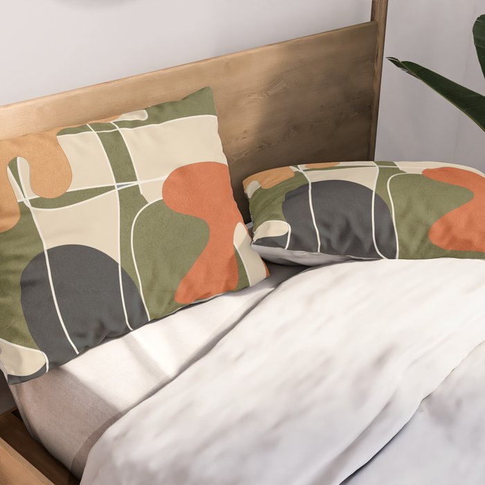 Organic Rhythms 3 Pillow Sham Gallery Image 2