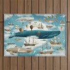 Ocean Meets Sky - from picture book Outdoor Rug Gallery Image 1