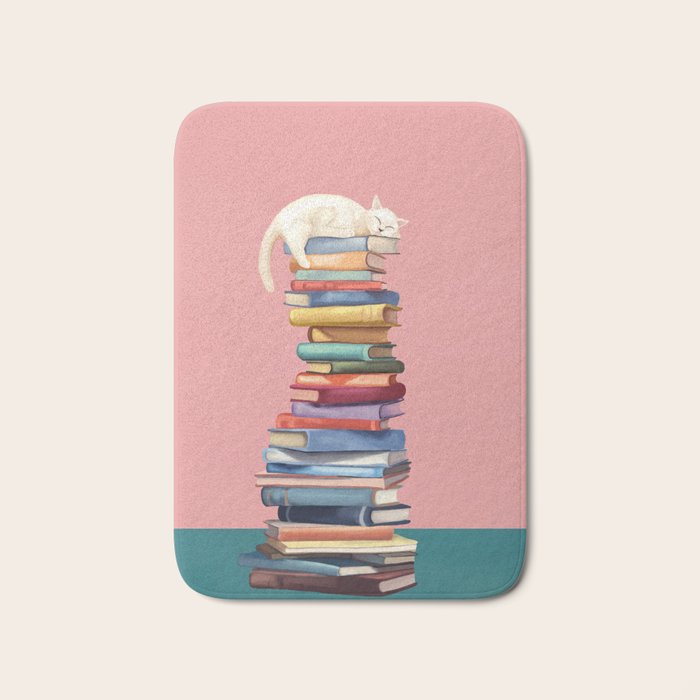 Where the Cat Dreams Bath Mat Gallery Image 1