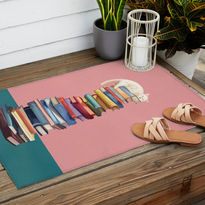 Where the Cat Dreams Outdoor Rug Gallery Image 2