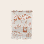 Fancy Dinner. Cheese and Wine Wall Hanging Gallery Image 1