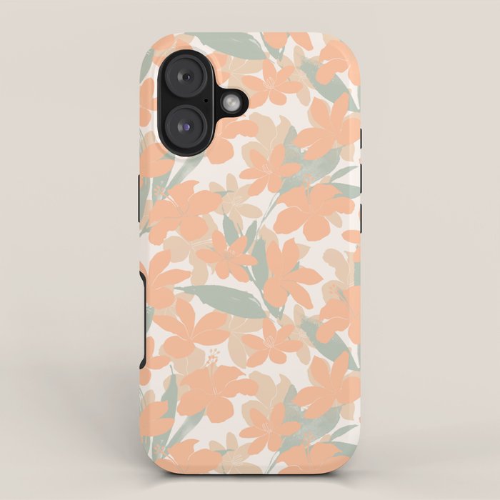 Flowery tropical sweet PC iPhone Case Gallery Image 1