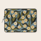 Blue Floral Laptop Sleeve Gallery Image 1
