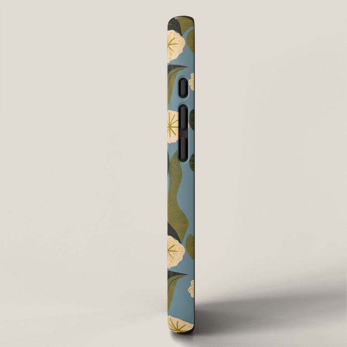 Blue Floral iPhone Case Gallery Image 2
