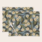 Blue Floral Placemat Gallery Image 1