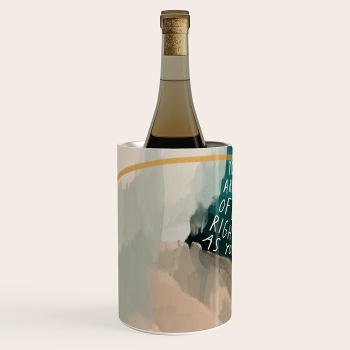 You are Worthy of Love Wine Chiller Gallery Image 2