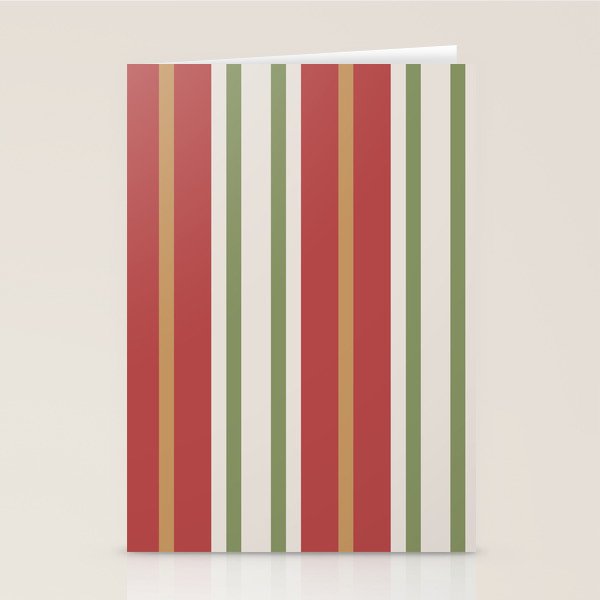 Retro Striped Color Harmony Stationery Card Gallery Image 2