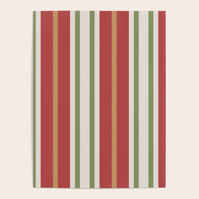 Retro Striped Color Harmony Poster Gallery Image 1