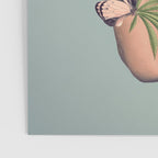 Minimal Collage/ Hand, Plants and Butterflies 4 Poster Gallery Image 3
