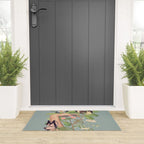 Minimal Collage/ Hand, Plants and Butterflies 4 Welcome Mat Gallery Image 3