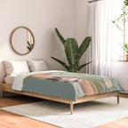 Minimal Collage/ Hand, Plants and Butterflies 4 Comforter Gallery Image 2