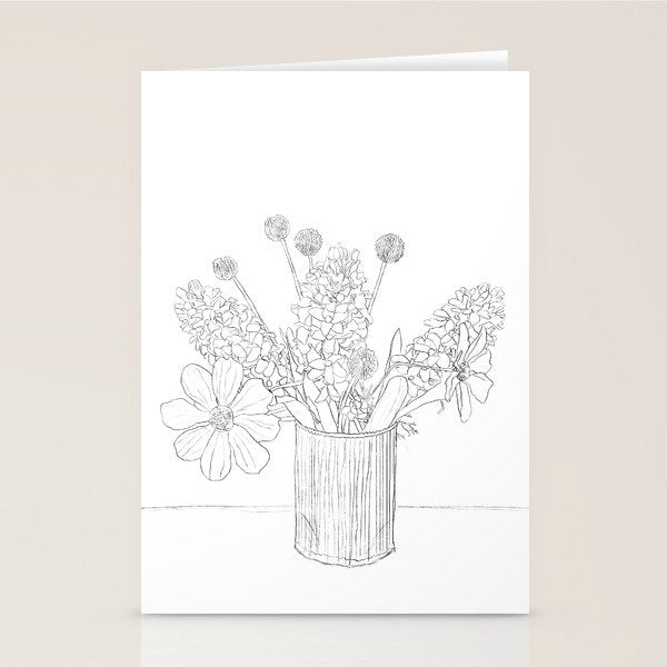  Spring Line Mood  Stationery Card Gallery Image 1