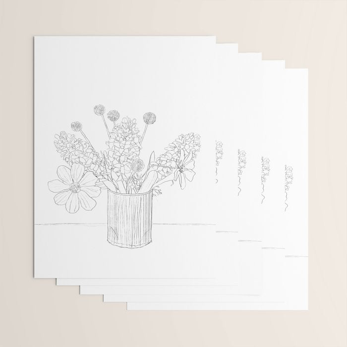  Spring Line Mood  Wrapping Paper Gallery Image 3