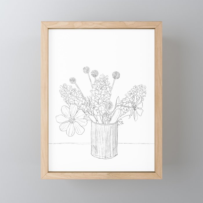  Spring Line Mood  Mini Art Print Gallery Image 1